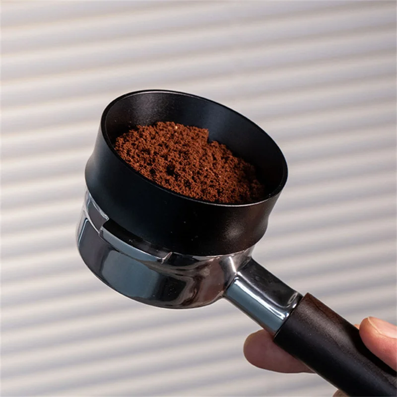 8 Magnets,Anti-Spill Coffee Dosing Ring 30% Heightened Magnetic Dosing Funnel Fits 51/53/58mm Portafilter Espresso Accessories