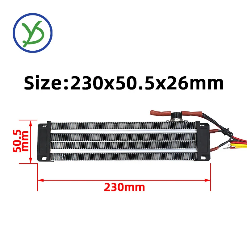 5Pcs 110V 1000V Insulated PTC Ceramic Air Heater Ptc Thermistor Heating Element Thermostat Incubator Controller