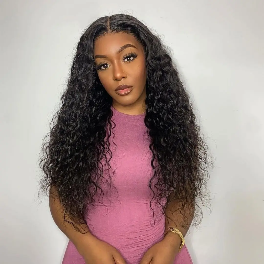 

Glueless Lace Wig 13x4 13x6 Hd Lace Water Wave Brazilian Human Hair Wig Blonde Curls Wigs Front Frontal Curly Wigs