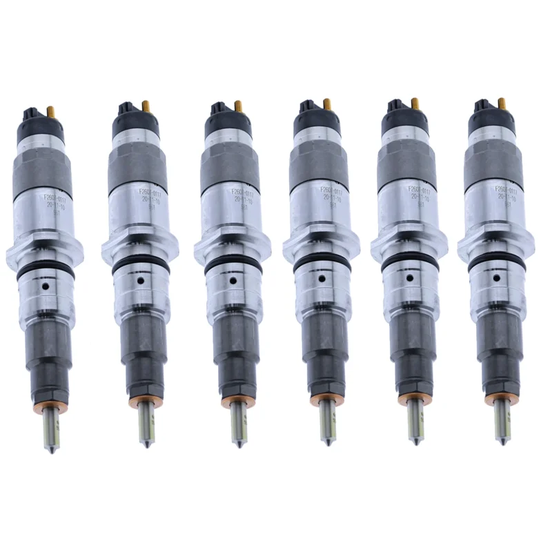 

6Pcs Fuel Injector 0445120231 3976372 5263262 4945969 For Cummins QSB6.7 Engine