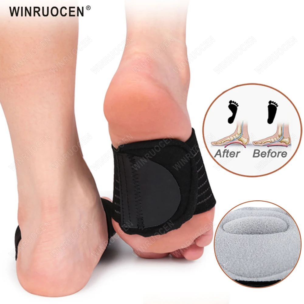 

1Pair Feet Heel Pain Relief Plantar Fasciitis Insole Foot Arch Support Insoles Run-up Pad Feet Soles Care Cushioned Shoes Insert