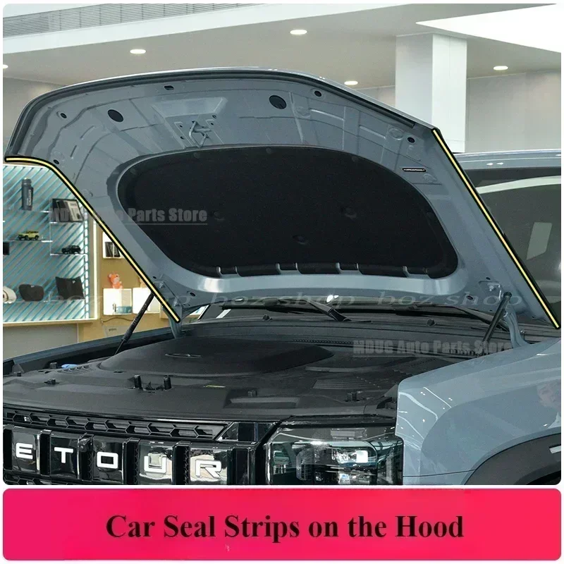 MDUG For Jietu Traveler Shanhai T2 seal all door soundproof bar door seam dust and noise modification special accessories