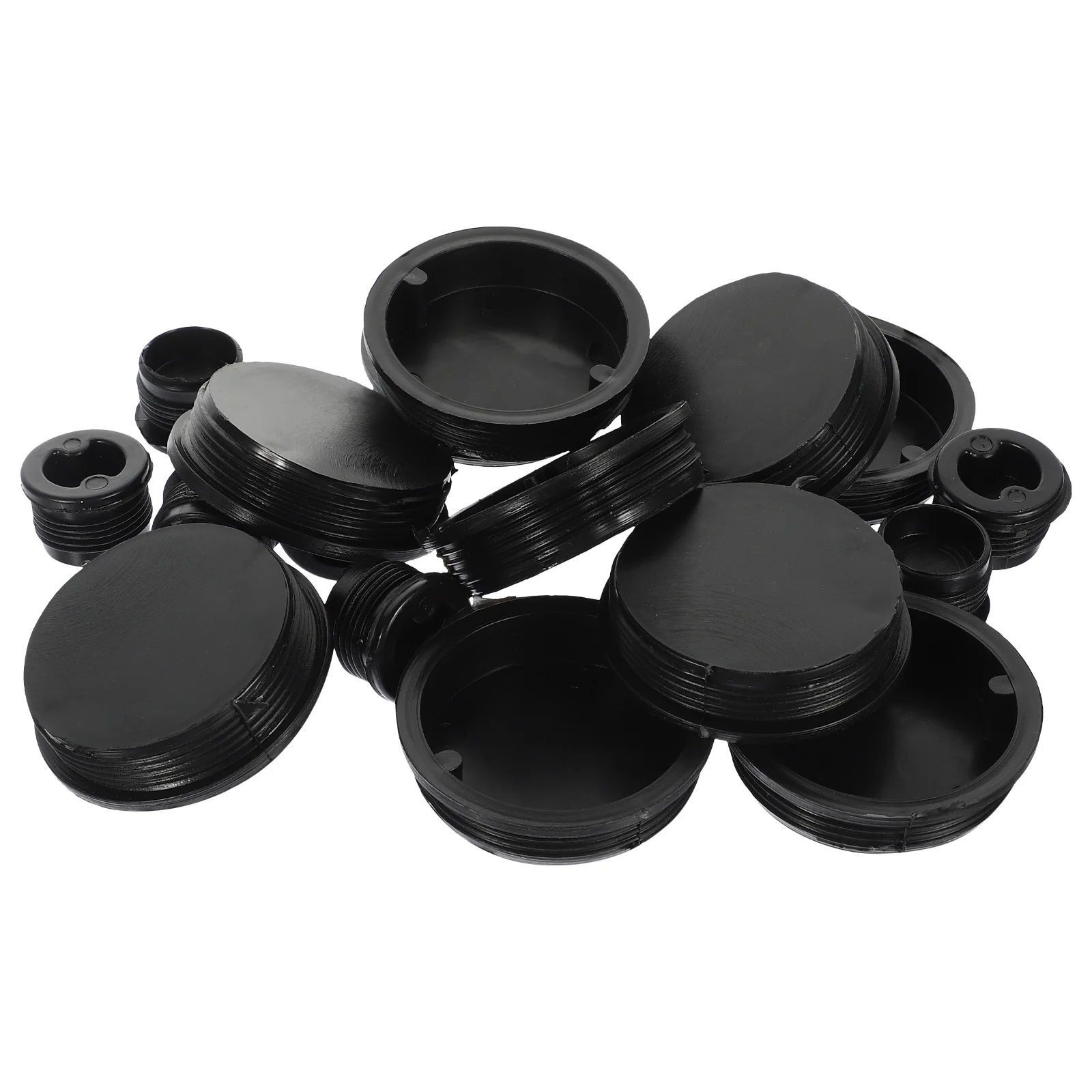 20 Pcs Plastic Bucket Lid Oil Barrel Plug Caps Drum Cover Gallon Plugs Replacement Can Bung for Lids Small