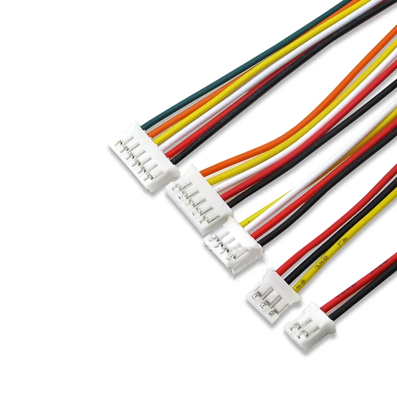 PH 2.0 Male Wire Connector Pitch PH2.0mm Plug Jack Terminal Cable - Various Sizes 2P-12P Multiple Length Options 80mm/250mm/400m