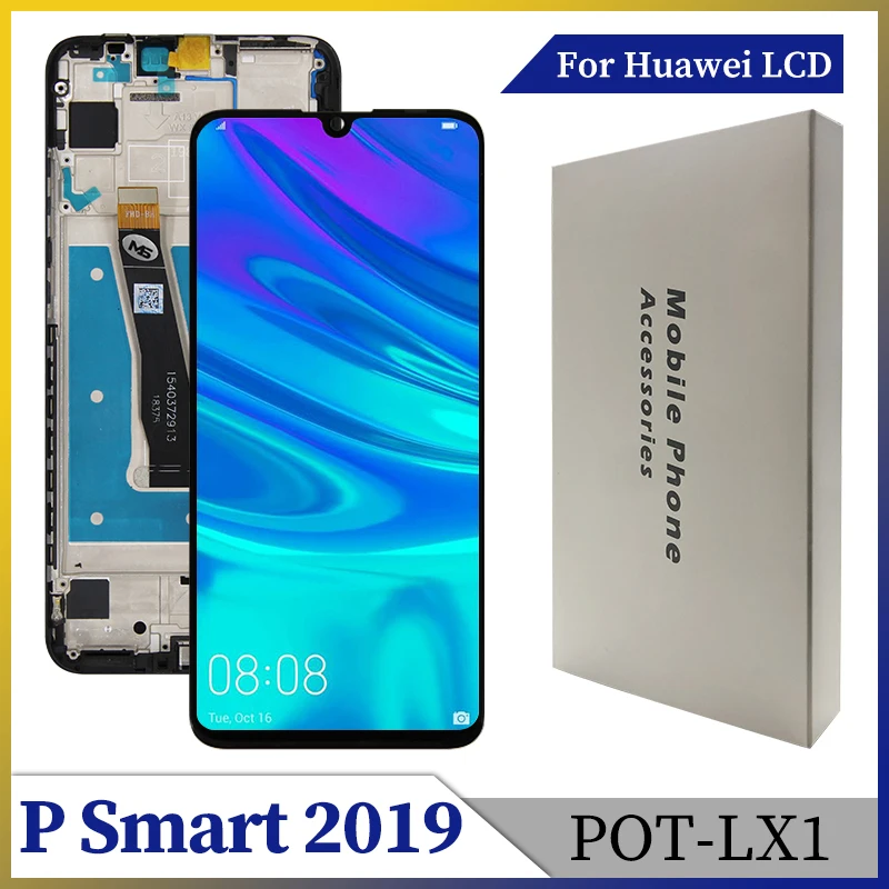 6.21'' LCD For Huawei P Smart 2019 Display For Huawei P Smart 2019 LCD Touch Screen Digitizer Assembly POT-LX1 LX3 LX1A