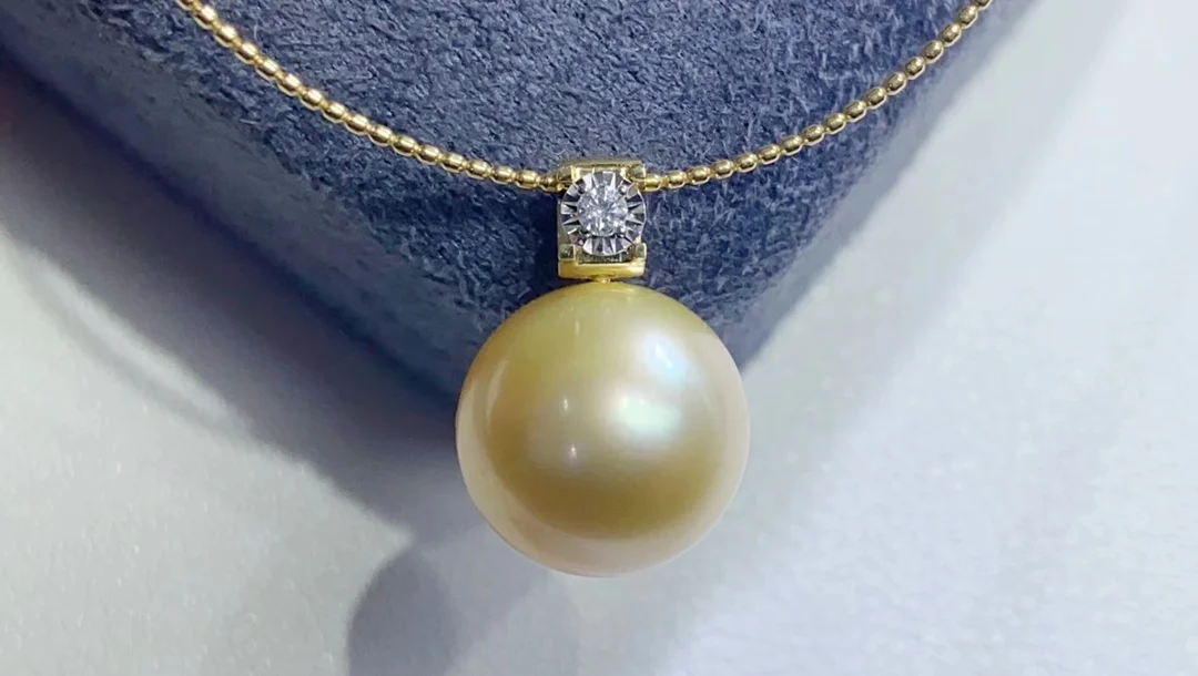 

DIY 18K Diamonds Pearls Pendants Bases Pedestals Necklaces for Women Not Include Pearls JCY