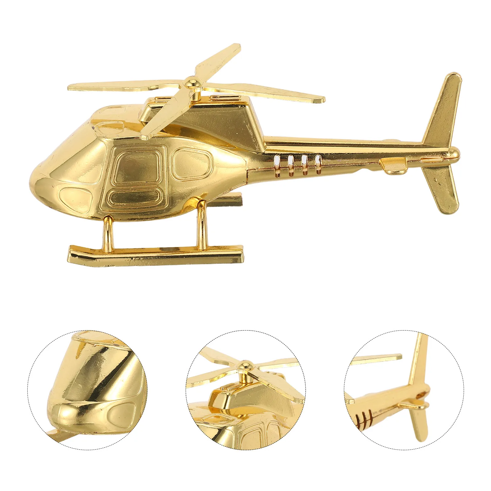 

Миниатюрный литой самолет-вертолет из цинкового сплава, ретро-декор, сувенир для дня рождения, воздушный апарат