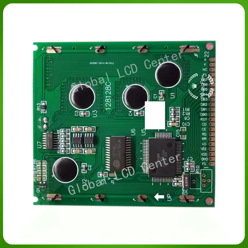 

Compatible KS3500 KS3600 AT-G128128B LCD Display Screen For Injection Molding Machine