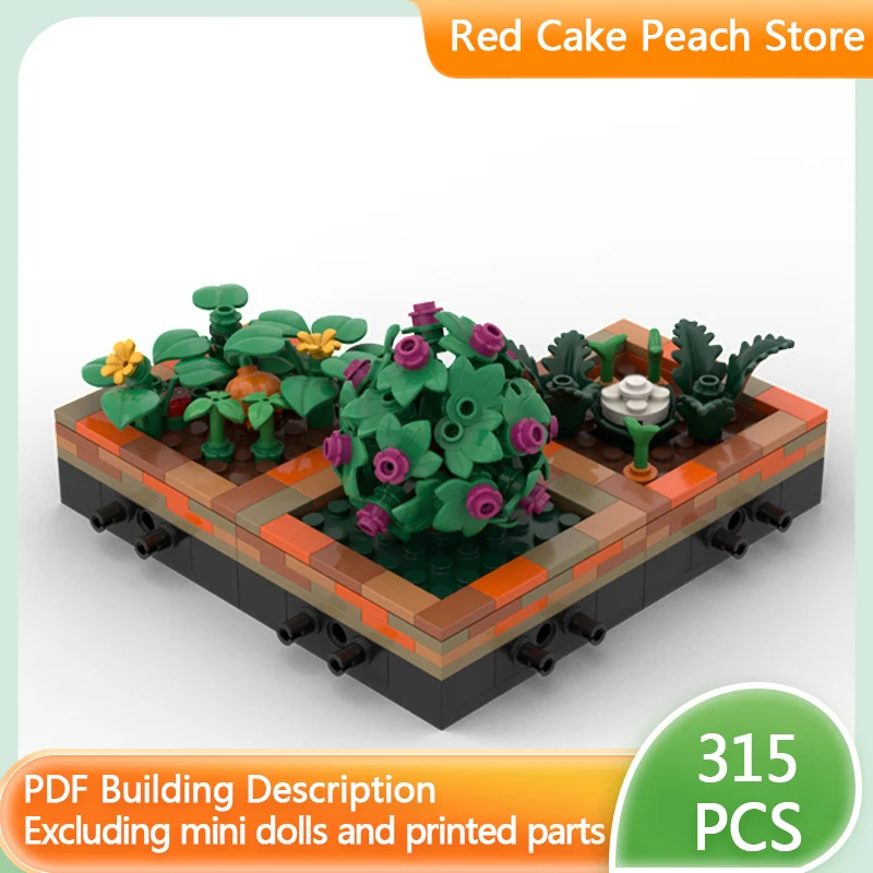 

City Street View Model MOC Building Bricks Vegetable Cultivation Modular Technology Children Holiday Gifts Assemble Toys Suit