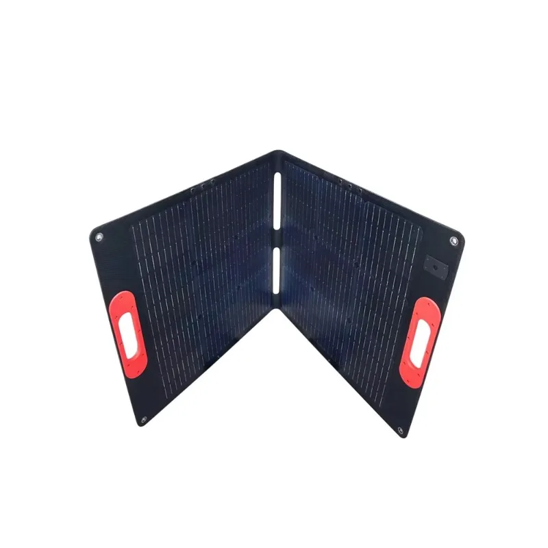 100W Portable Foldable Solar Suitcase Monocrystalline Travel Solar Panel With Battery For Outdoor Solar Energy System
