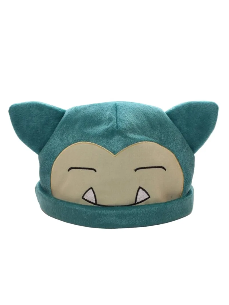 Pokemon Snorlax Cap Kawaii figura de dibujos animados sombrero Cosplay adorno de moda juguete niños niñas regalos