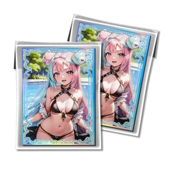 67X92mm 120PCS Laser Anime Sleeves for MGT/PKM/PTCG Top Loading Board Game Card Holder Game Trading Card Protector