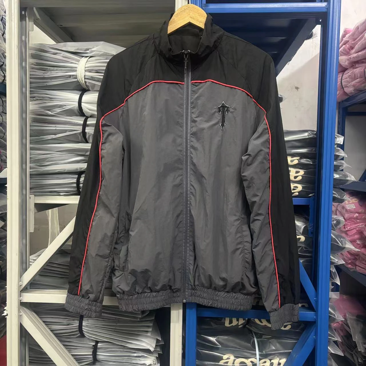 

New Sle Men's Casual Sport Coat Jaet Hooded Zipper Long Sve Striped Pattern Street Faion Trendy Set ay Color