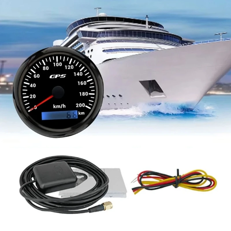

H3CE High Accuracy Marine Speedometer 200km/h Odometer Data Logger For Vehicles Watercraft