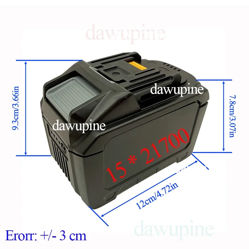 BL1830 15X21700 Li-ion Battery Case with BMS Balanced PCBA Charging Circuit Board For Makita 18V Li-ion Battery Box Housing