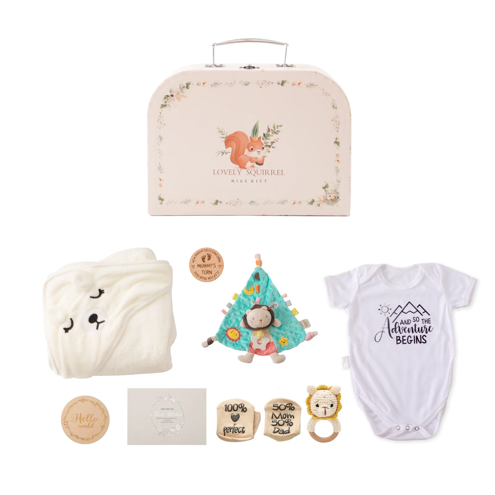 Premium Baby Girl Gift Basket Set - Perfect for Baby Shower Baby Birth, Includes Clothes, Toys & More Photography Accessories