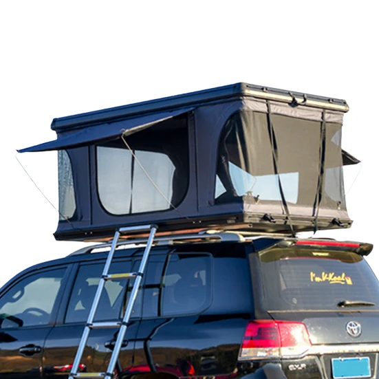

Factory Outdoor Camping Top Roof Tent Fitted Sheets Waterproof 3-4 People Suv Aluminium Alloy Roof Top Tent Hard Shell T Bolts