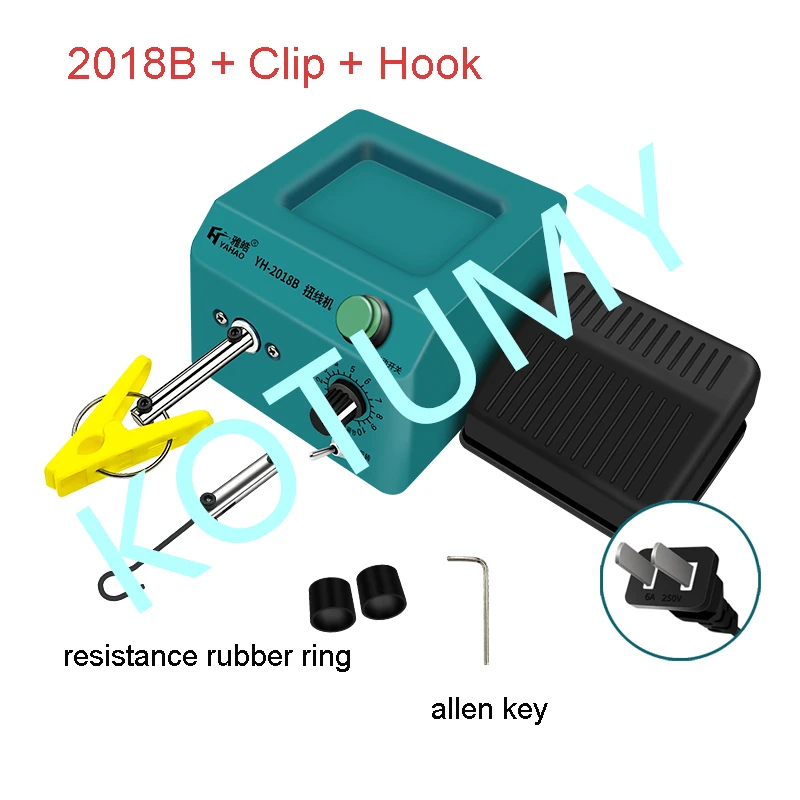 2017A/B 2018B Clip/Hook Style 200-4000r/min Adjustable Speed Small Electric Twisting Machine Winding Machine Hand Tools