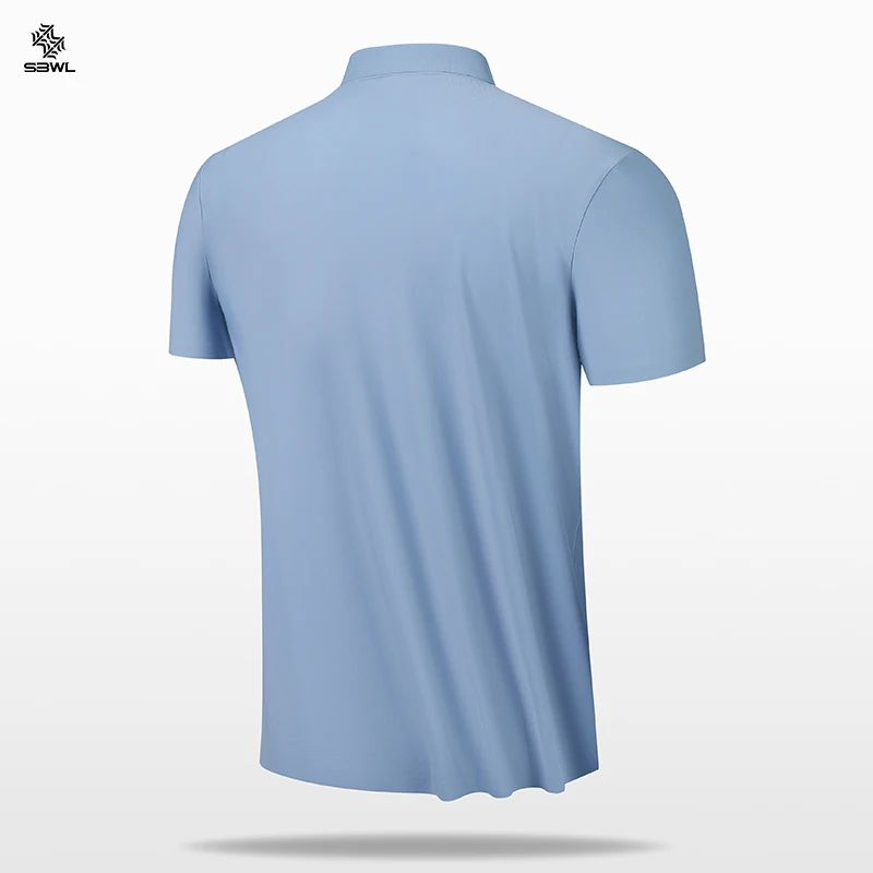 SBWL High Quality Seamless Process Men's Casual Top Shirt Popular Tennis T-Shirt Golf POLO Shirt Business Casual Breathable Tees image 6