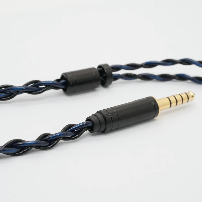XINHS Y64 Single Crystal Copper Gold Plated Earphone Cable High Fidelity Premium Audio Earbuds Cord