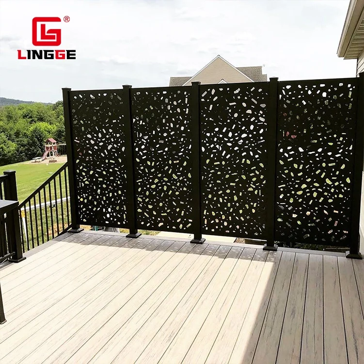 Commercial Observation Deck Custom Rainproof Fence Insect Repellent Household Safety Customized Patterns Staircase Railings