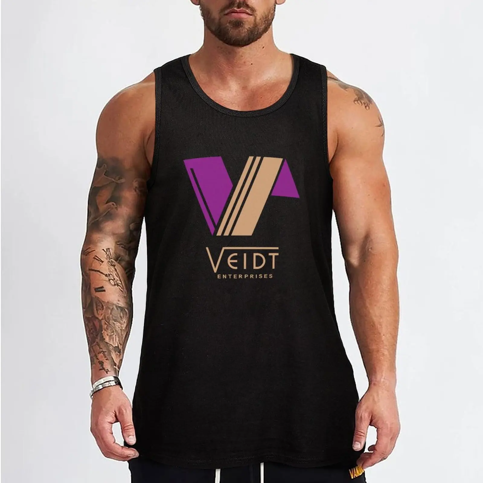 Veidt Enterprises Tank Top gym men Short sleeve