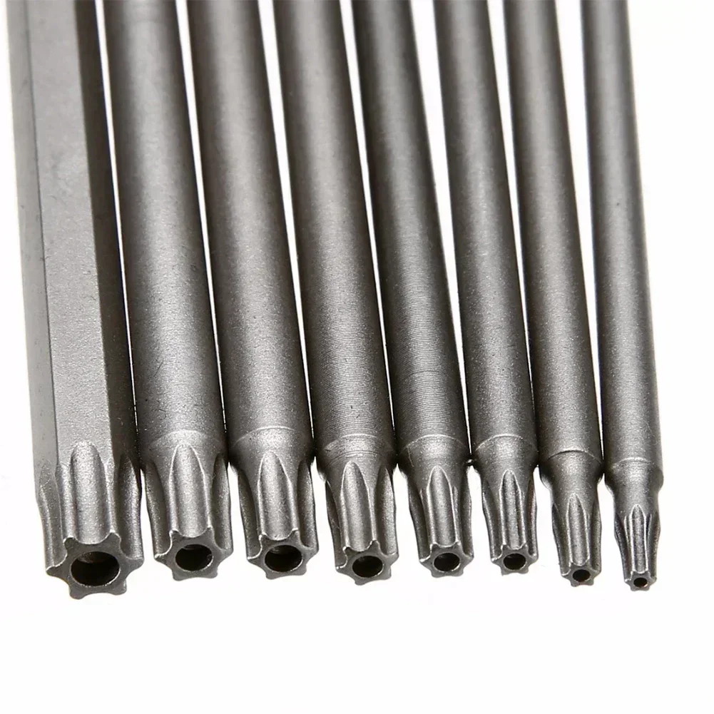 Embout de tournevis Torx extra long de 20cm, sécurité magnétique, perceuse électrique à tige hexagonale T8 T10 T15 T20 T25 T27 T30 T40