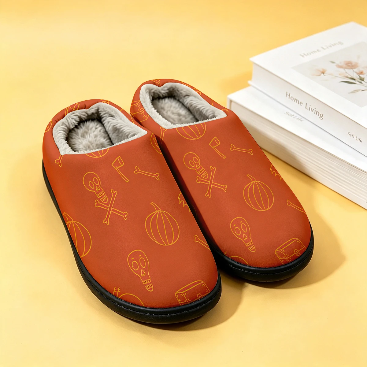 Yellow Line Spooky Art Women's - Men Shoes For Winter ulasan dan harga