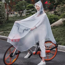Impermeabile per moto da bicicletta trasparente 3XL Poncho antipioggia antivento Impermeabile trasparente addensato per esterni