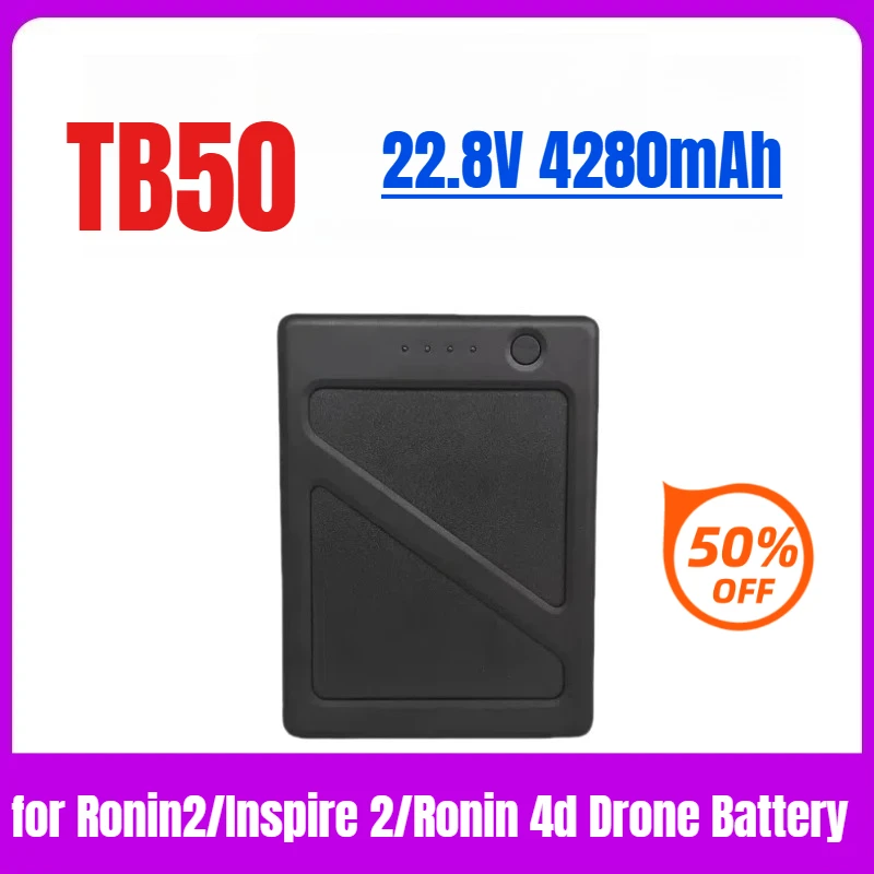 

TB50 Smart Battery 4280mAh-22.8V for Ronin2/Inspire 2/Ronin 4d New Long Lasting Battery Life New In Stock