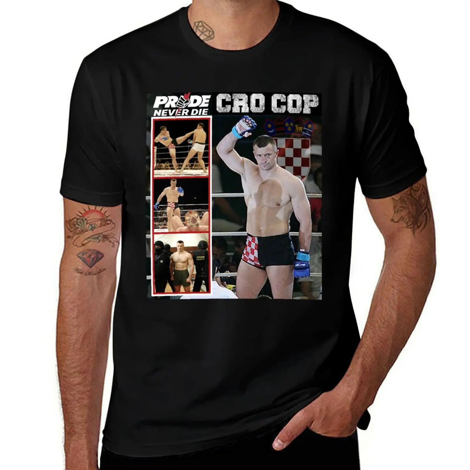 

Mirco Cro Cop Pride Never Die T-Shirt kawaii clothes Louboutins plus size tops summer tops outfits for men