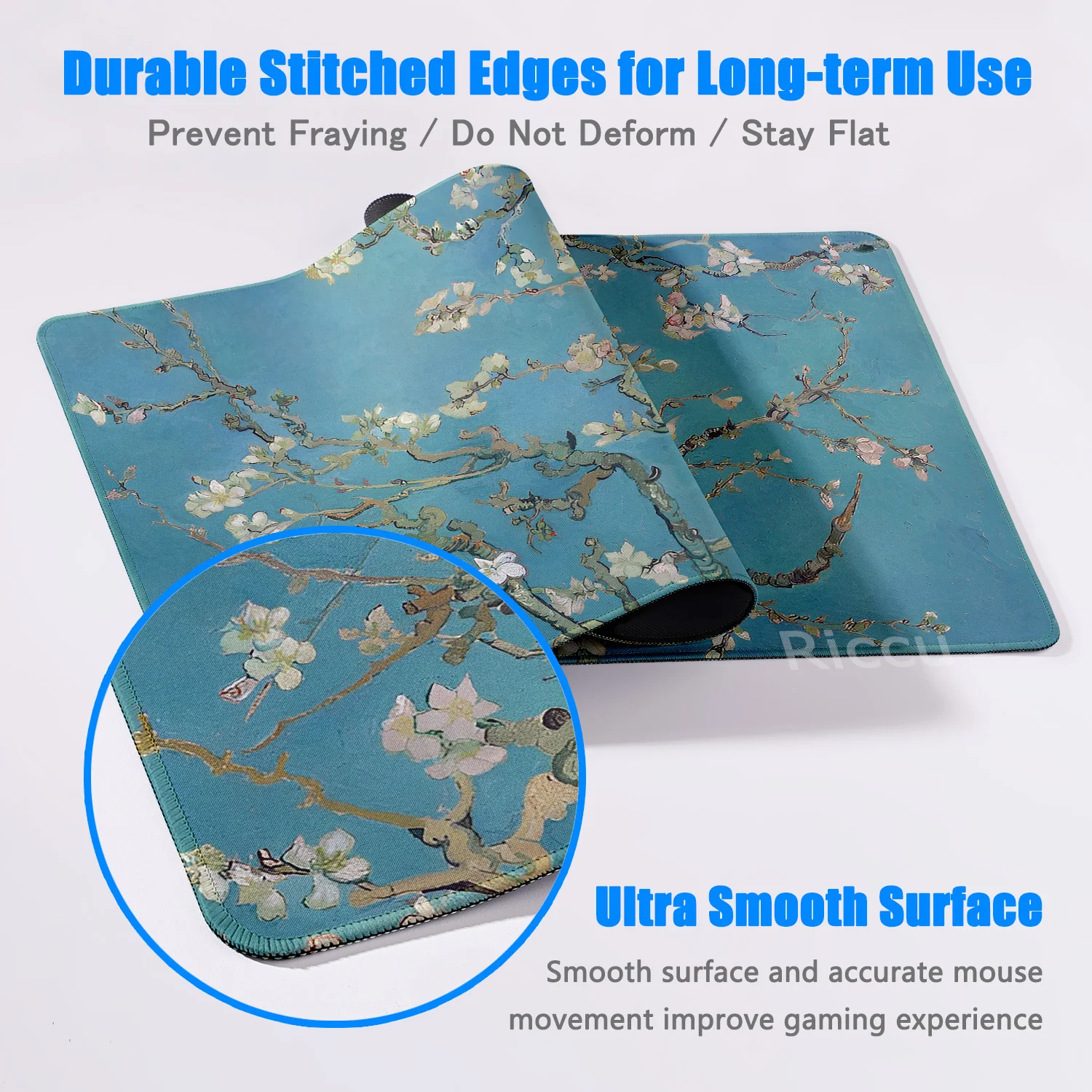 Vintage Oil Painting Mouse Pad Da Vinci Desk Mat Gaming Accessories Van Gogh Carpet Gamer Rug Large Keyboard MouseMat Playmats