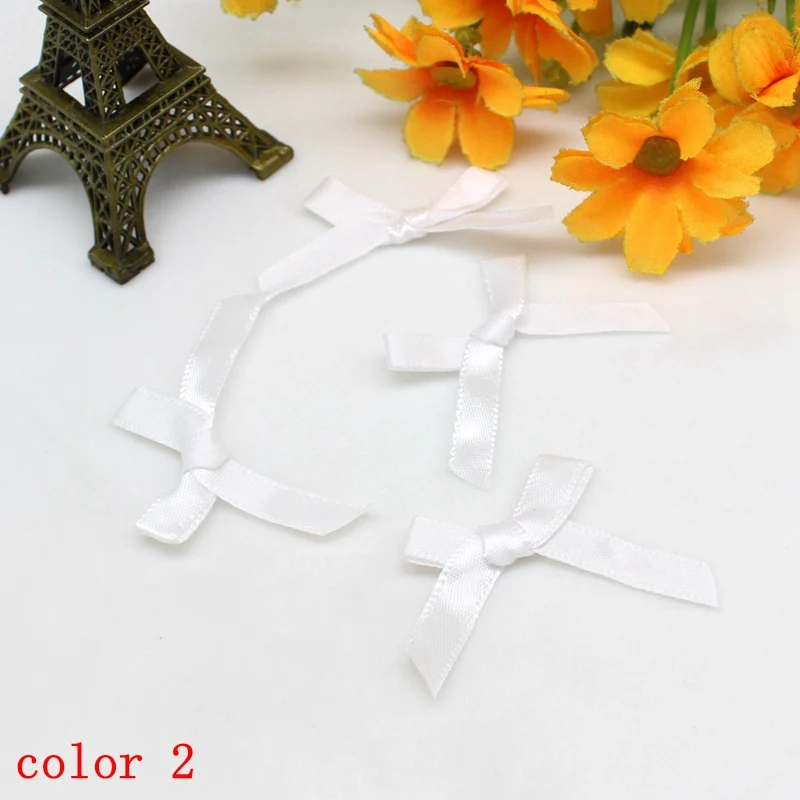 100 Stück oder 200 Stück 20–30 mm Bandschleifen, kleine Größe, Satinband, Schleife, Blume, DIY, Basteln, Blumen, Schleifen, Geschenk, Basteln, Dekoration, Upick – Detail 7