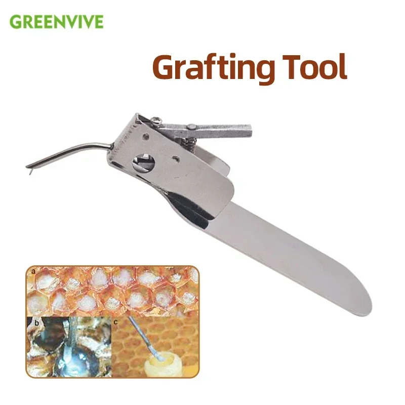 

Beekeeping Grafting Tool Queen Rearing Bee Queen Larva Move Worms Needles Apiculture Master Grafting Equipment with Spare Tongue