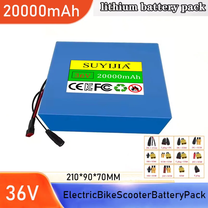 

10S7P 36V 20000mAh Batterie Au Lithium Pour Scooter Électrique 18650 Batterie 36V 20Ah Batterie De Scooter Électrique