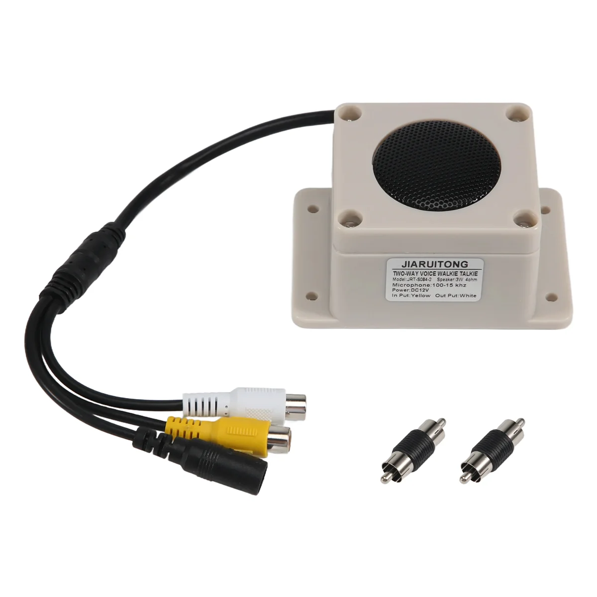 Microphone haut-parleur dispositif pour caméra de sécurité extérieure étanche pour caméra IP enregistrement Audio Radio bidirectionnelle Interphone chaud