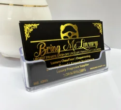 Logo personalizzato, biglietto da visita in lamina d'oro, biglietti da visita, carta d'oro, logo con stampa a caldo, carte stampate, biglietto di ringraziamento, 300g