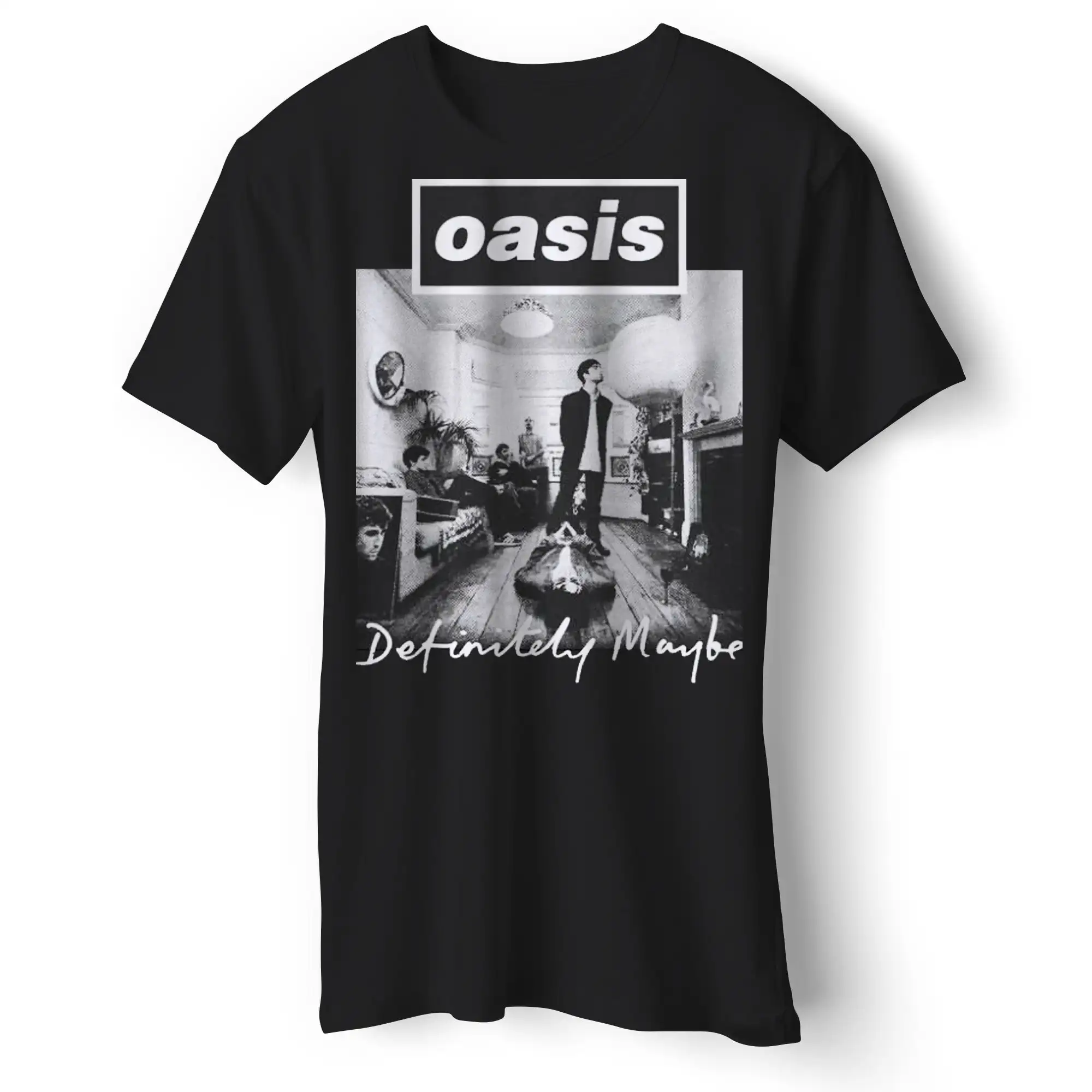 Oasis Definitely Maybe T-shirt Men Women Summer 100 Cotton Clothing Fashion High Quality Short Sleeved Top Streetwear Unisex