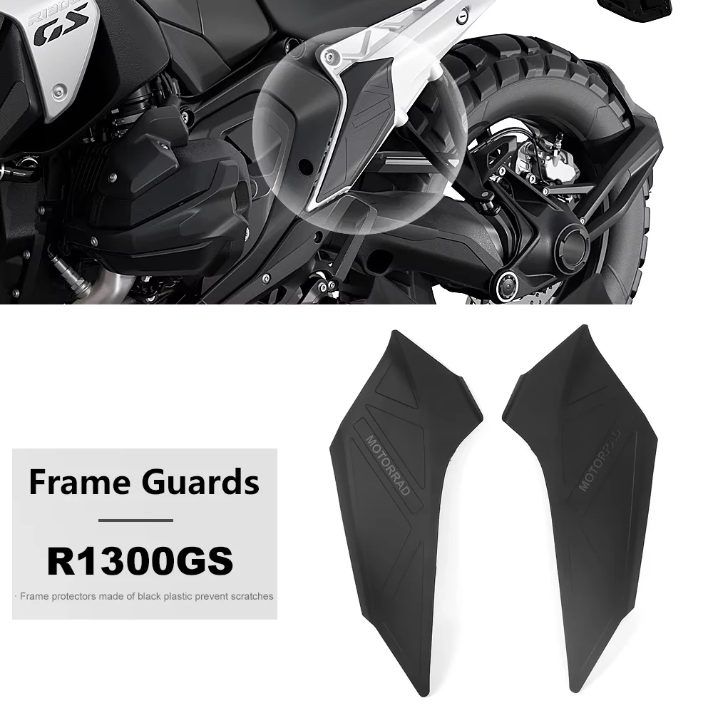 

Motorcycle Side Frame Panel Guard Protector Left Right Fairings Cover New Black For BMW R 1300 GS R1300GS R 1300GS r1300gs