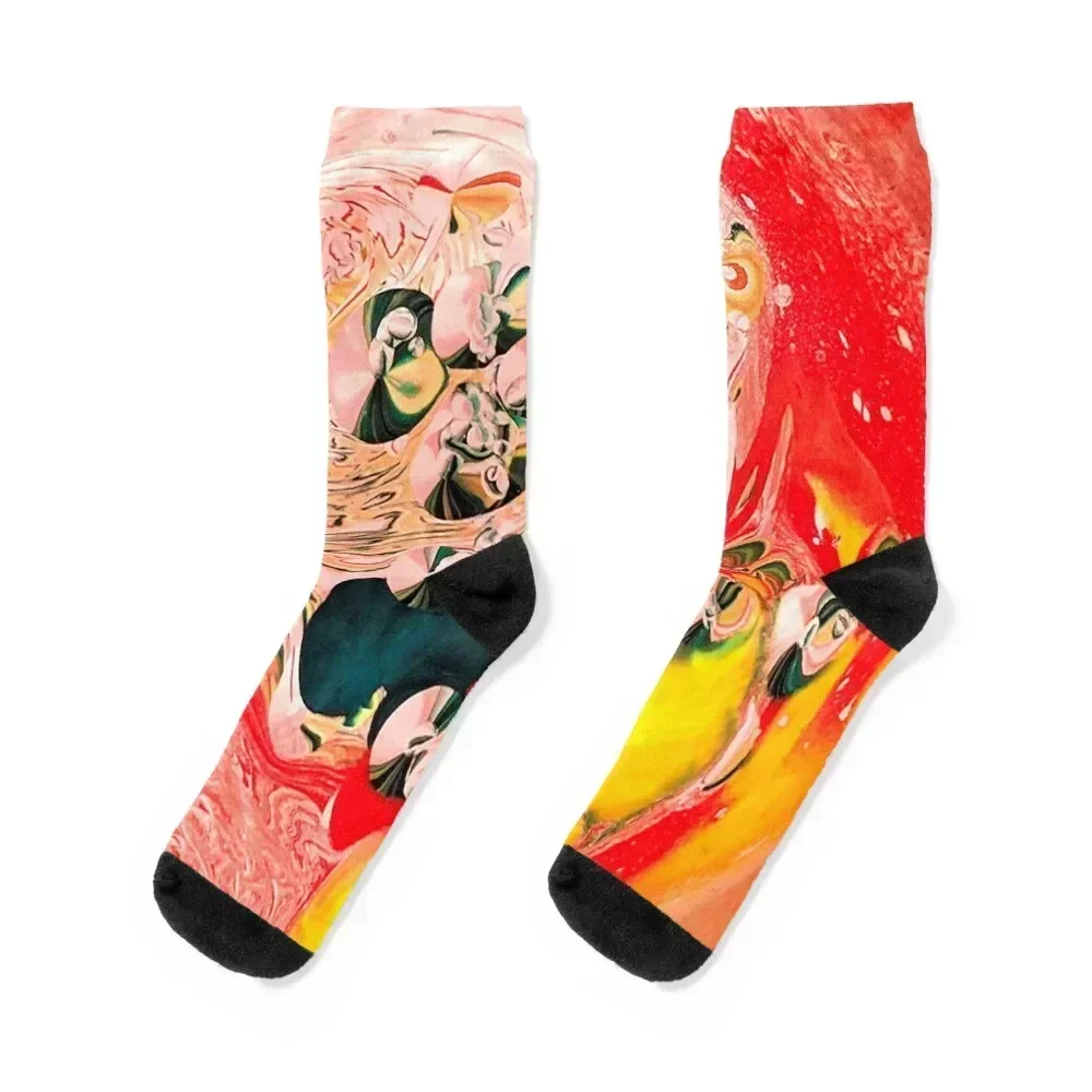 The Mindfully Mismatched Menagerie Socks japanese fashion retro golf christmass gift Socks Ladies Men's