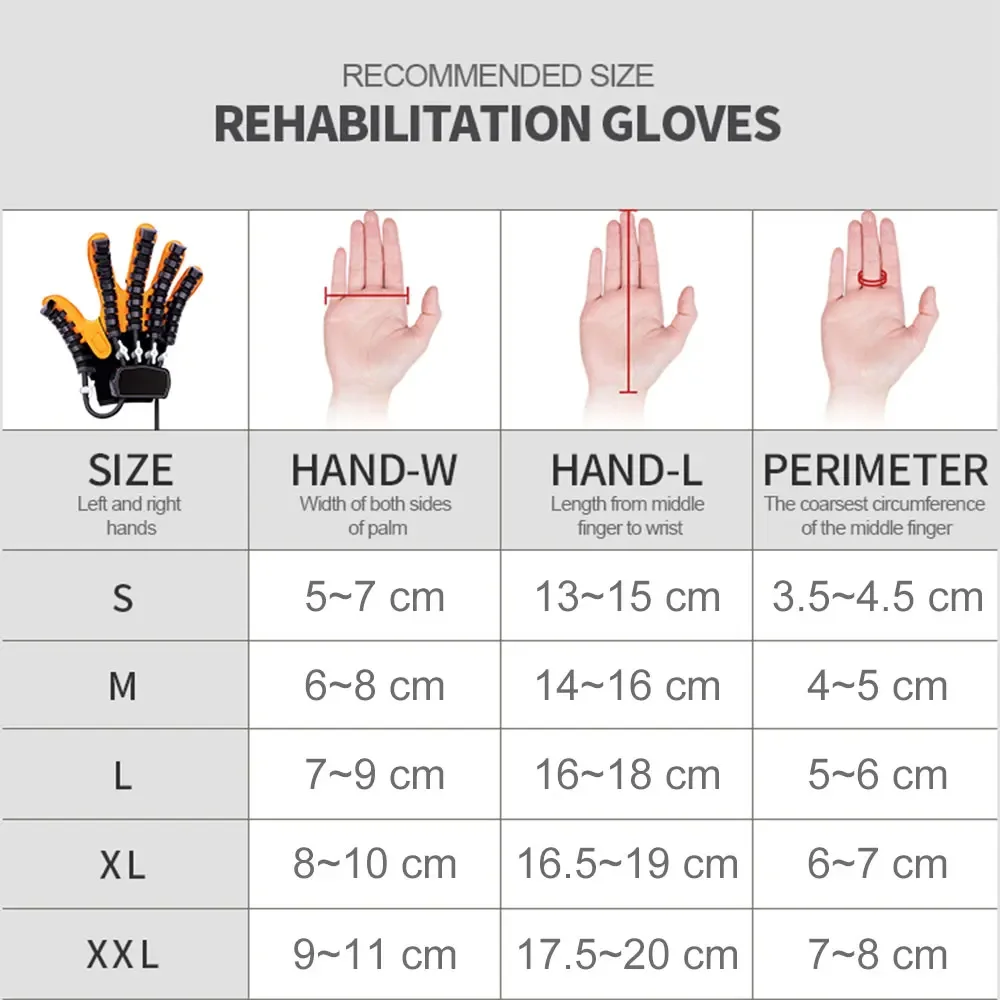 Rehabilitation Training Robot Gloves Hemiplegia Glove Stroke Recovery Equipment Therapy Finger & Hand Function Exercise Trainer