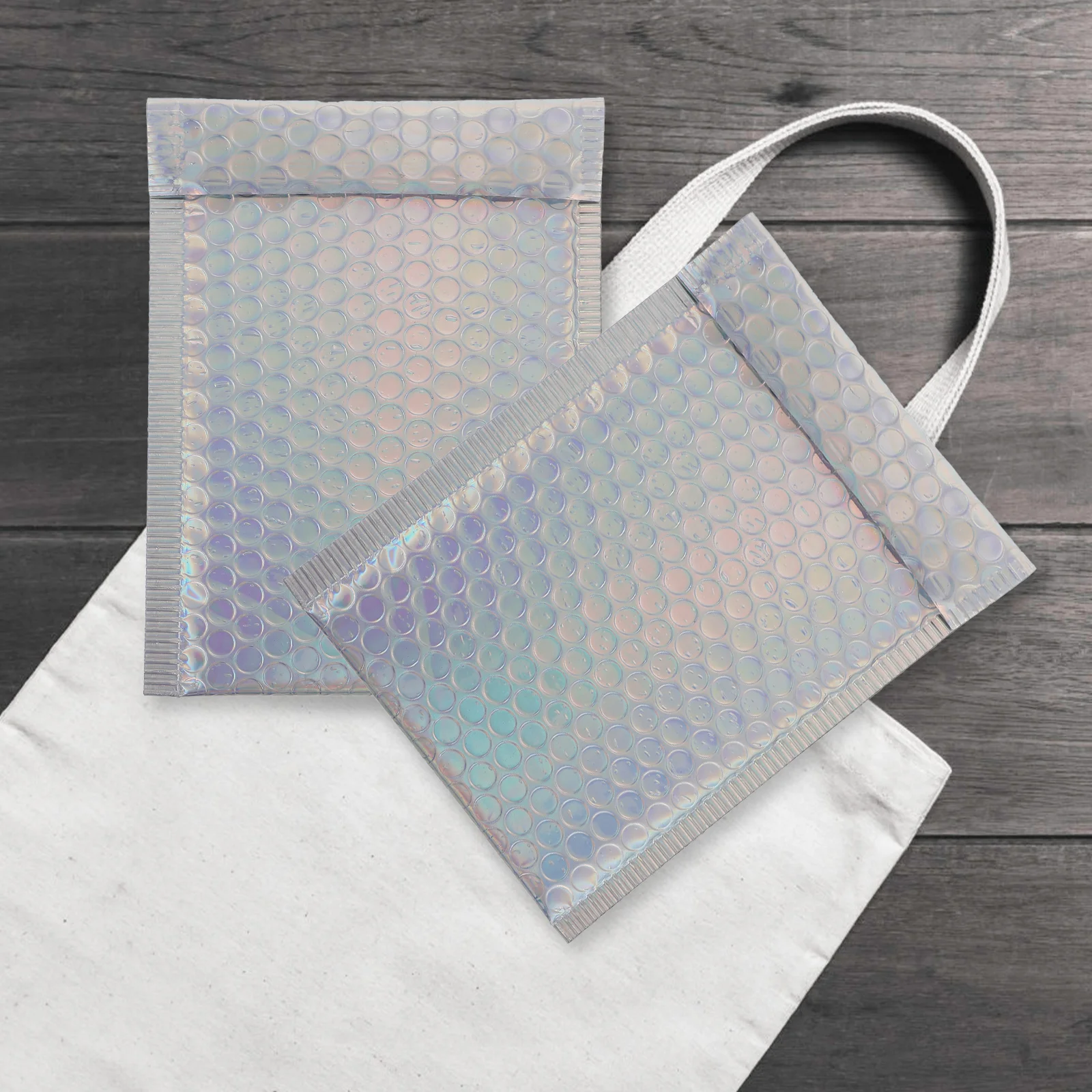 

20pcs Small Shipping Envelopes Card Pouches Thickened Bubble Bags Self Sealing Express Waterproof Dustproof PE Mailers File