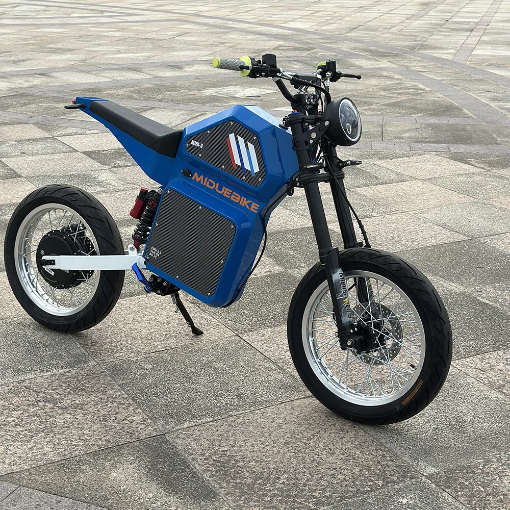 High Power MDX-3 Electric Bike with 3000w 5000w 10000w 12600w Power 72v 75ah Big Lithium Battery Competitive Price Steel Frame