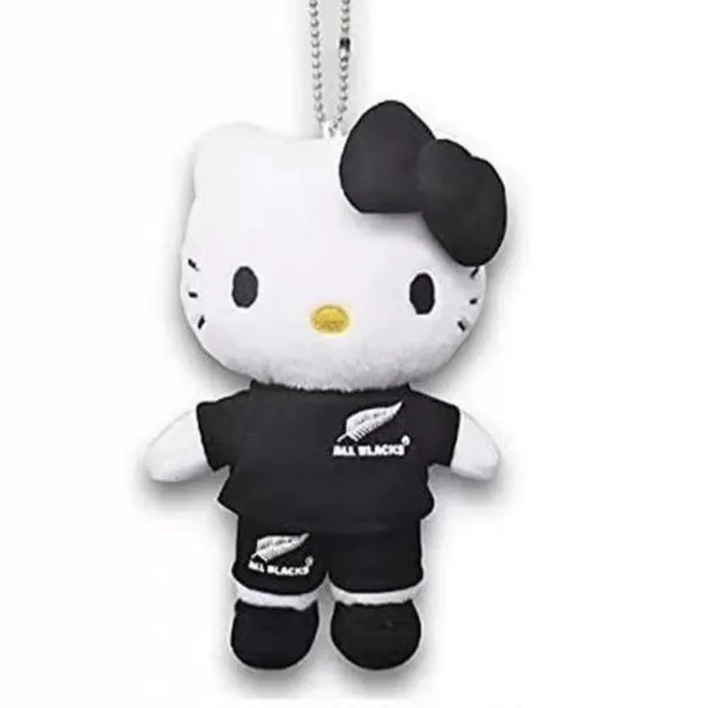 New Sanrio Kawaii Black Hello Kitty portachiavi zaino ciondolo Anime Figure Cartoon Doll Sweet Girl portachiavi borsa accessorio giocattolo