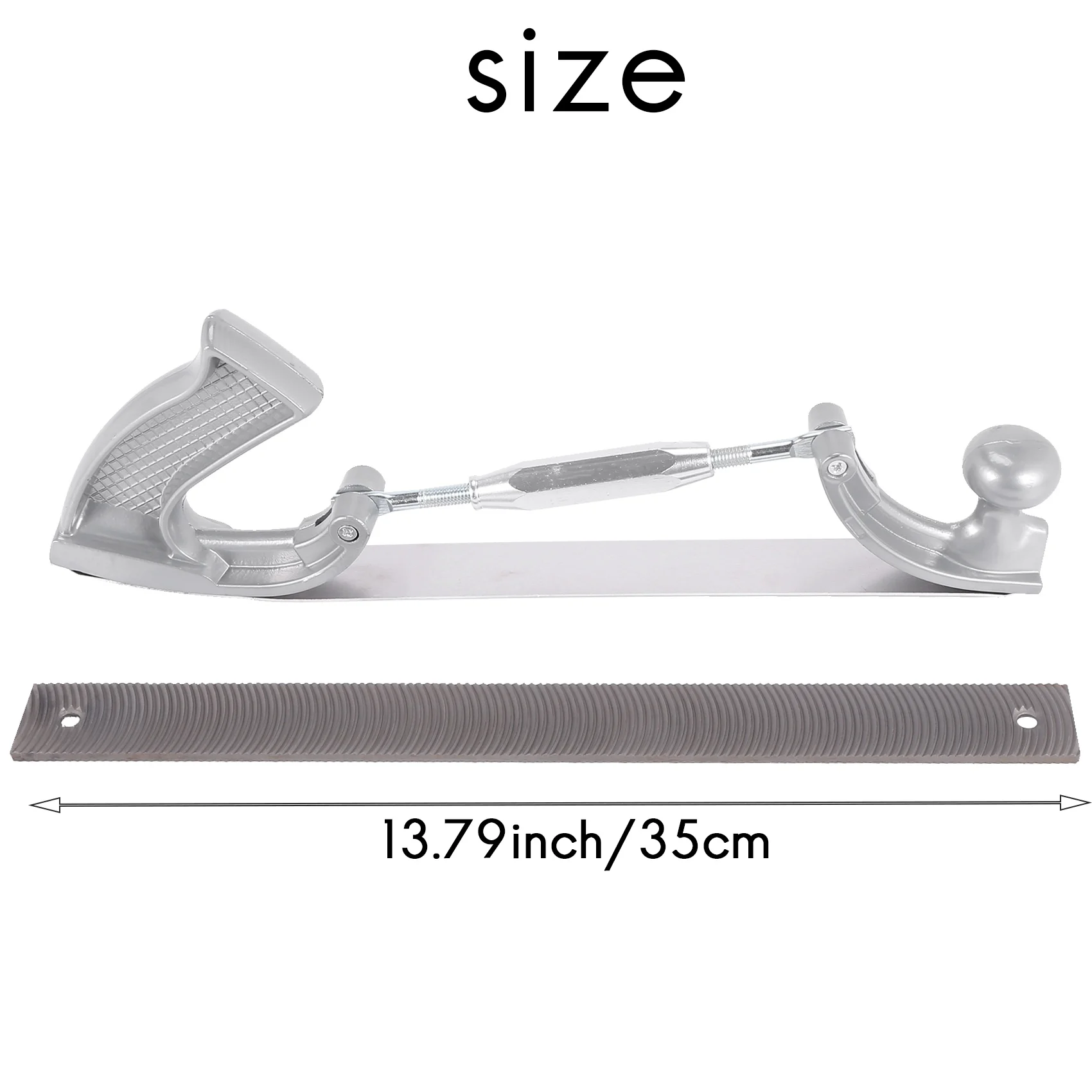 AY03-Frame ajustable, pulidor de carrocería de coche con dientes fresados, limas, pulido de paneles de Metal, soporte de archivo de acero con dientes curvos (mediano)