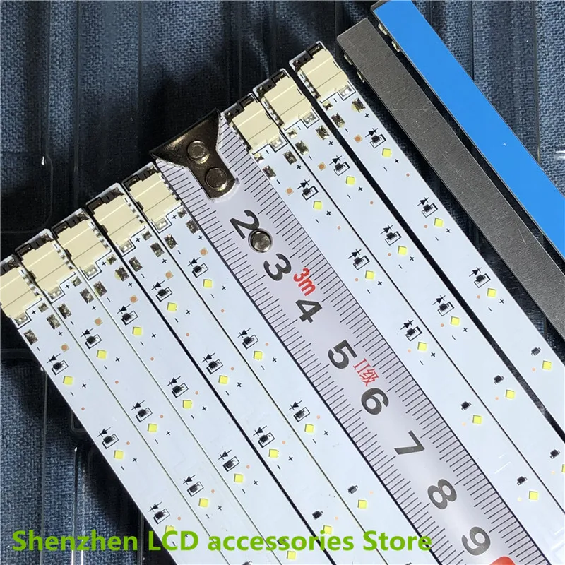 LED قطاع ل اللوفر 49 "UN49K5300 UE49K5100 UA49K5300 BN95-03721A BN96-39731A 31LED 514 مللي متر يسار + يمين