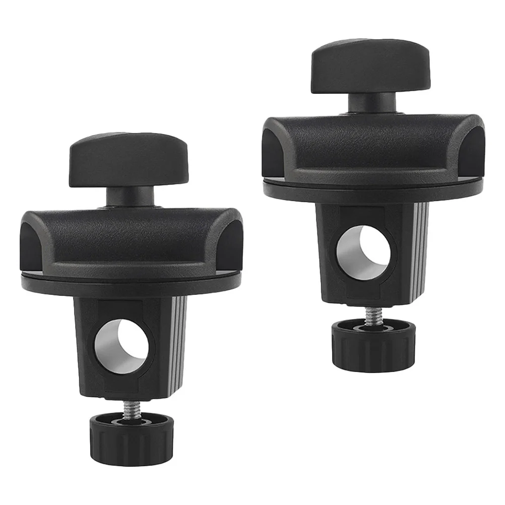 Accesorios de soporte, abrazadera para micrófono inalámbrico, Clip para instrumento acústico, adaptador de soporte ajustable, tocadiscos, 2 uds.