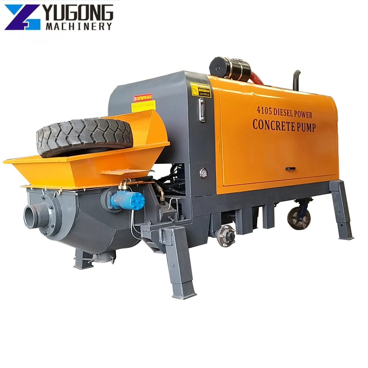 YG Cost of Concrete Pump Trucks Cement Pump Machine Concrete for Construction Works