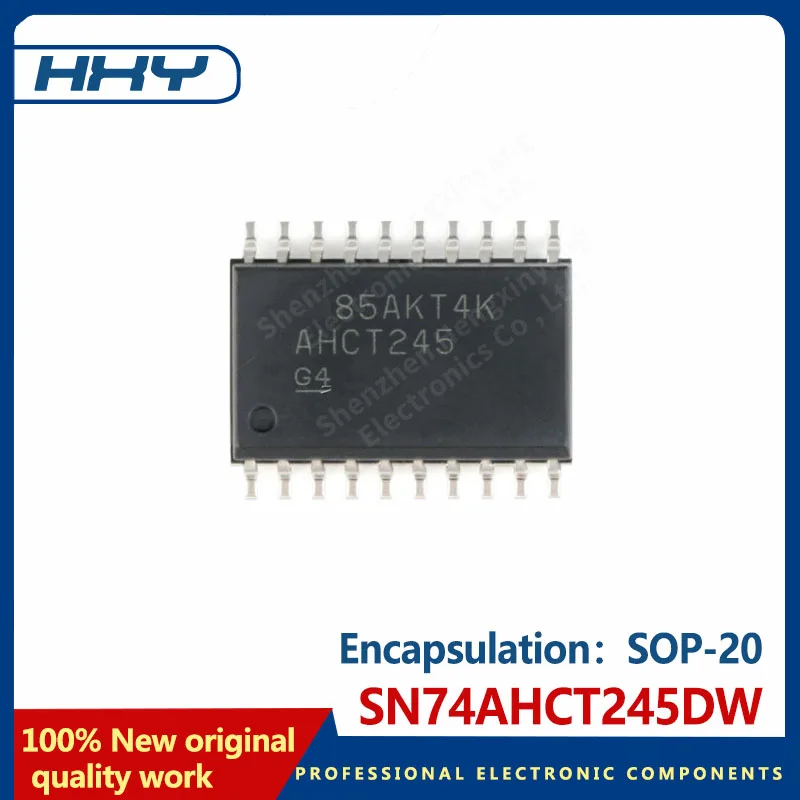 10PCS SN74AHCT245DW tri-state output eight-bus transceiver package SOP-20