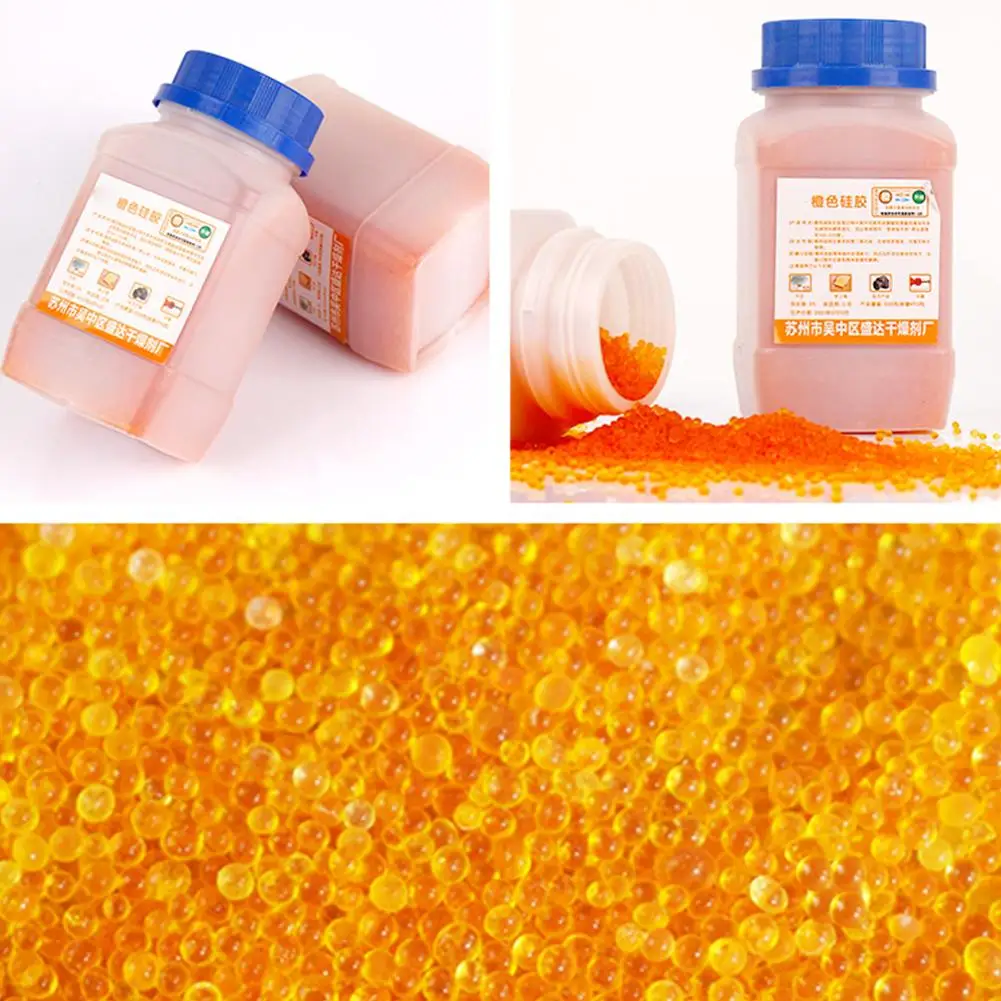 1 Bottle Waterproof Reusable Silica Gel Beads Moisture Absorber Electronic Product Desiccant Moisture Absorber Dehumidifie image 4